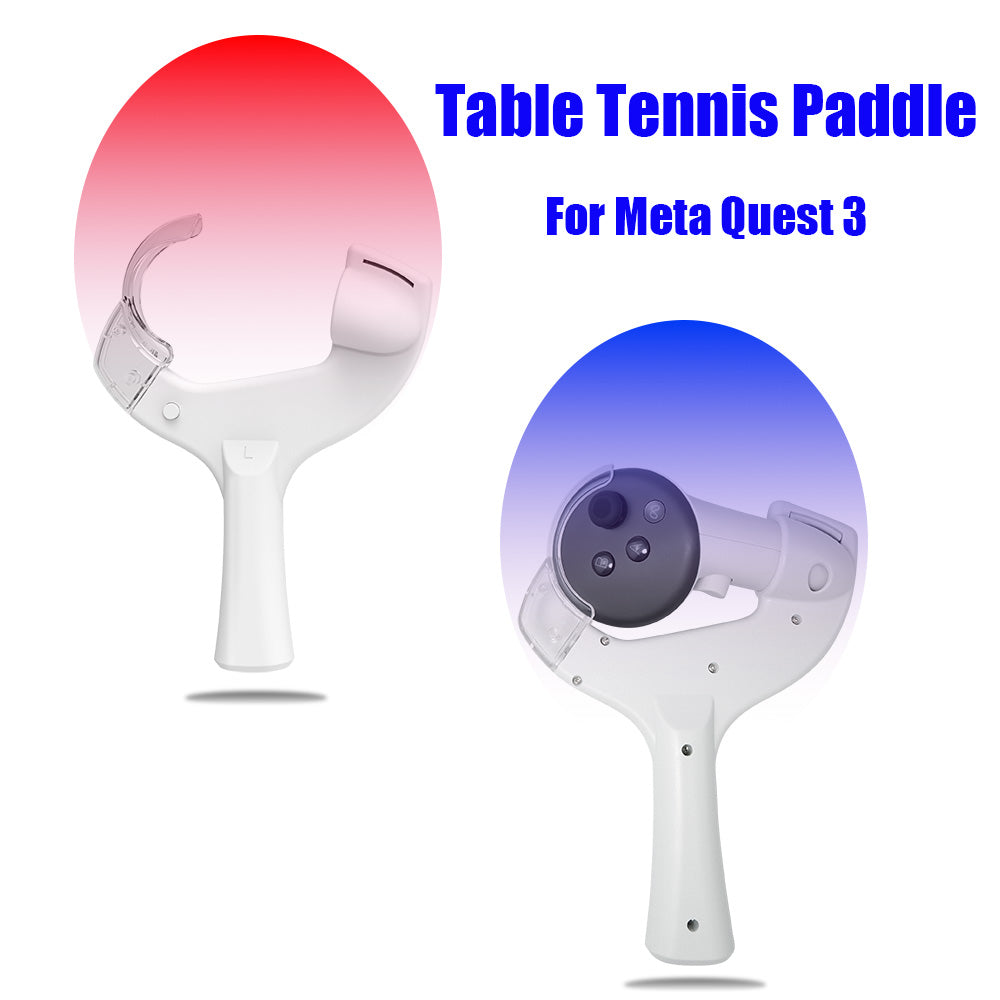 Table Tennis Paddle Grip for Meta Quest 3, Ping-Pong Paddle Adapter for Meta Quest 3 Accessories