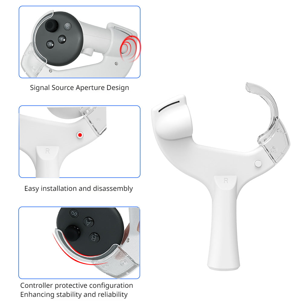 Table Tennis Paddle Grip for Meta Quest 3, Ping-Pong Paddle Adapter for Meta Quest 3 Accessories